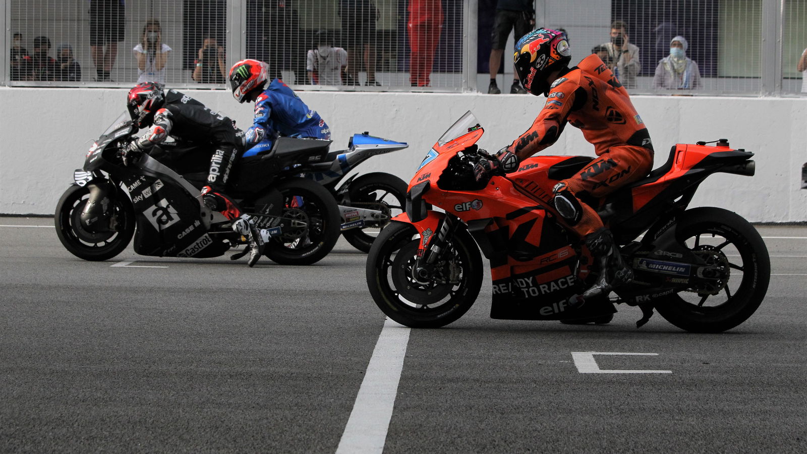 PICTURES: 2022 MotoGP holeshot devices - how low can you go?